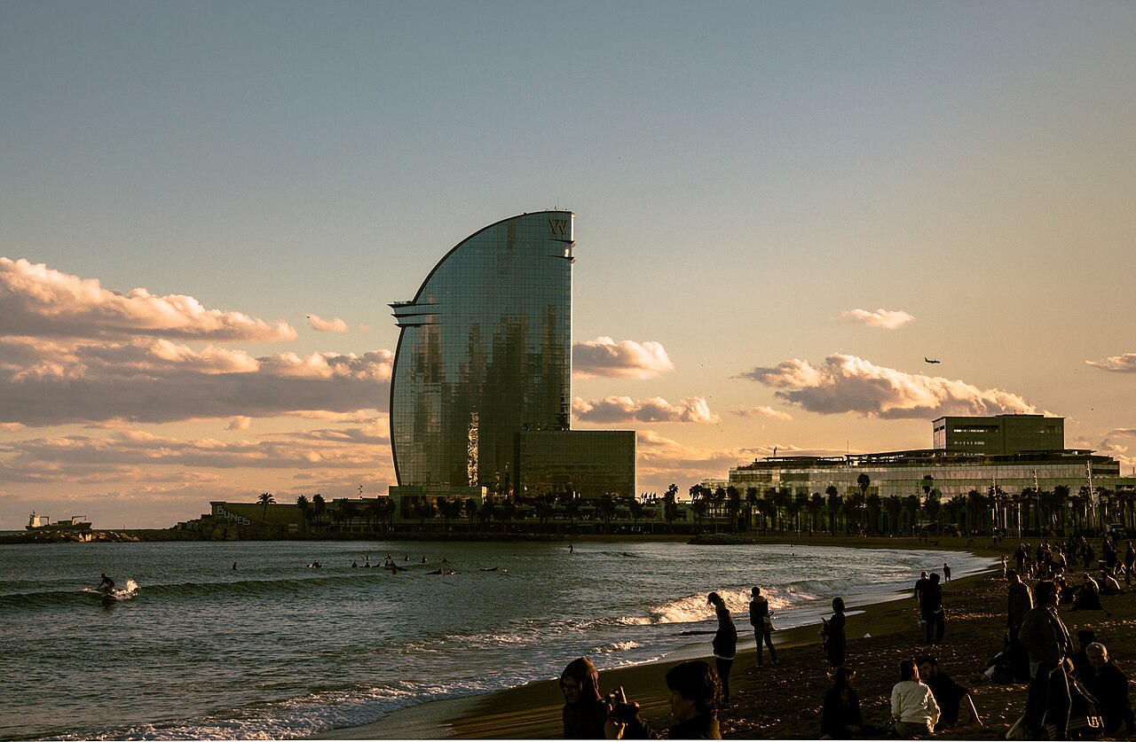 La plage de la Barceloneta